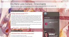 Desktop Screenshot of dramarialuizacampos.info